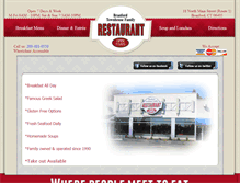 Tablet Screenshot of branfordtownhouserestaurant.com